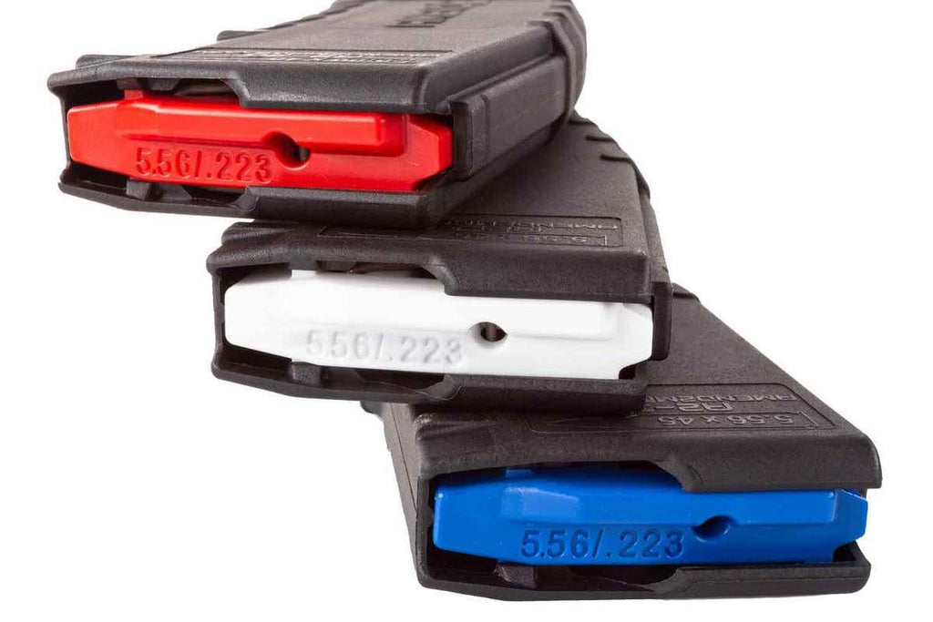 Amend2 AR-15 Rifle Magazine With Red, White and Blue Internals - Black 30/rd 3/pk