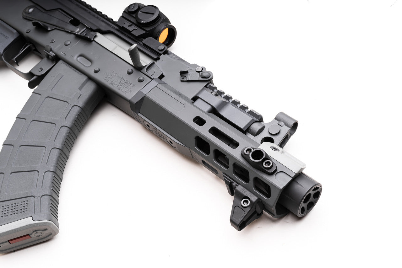 Synergy Linear Hybrid Comp AK 14.1 LH Muzzle Device - AK / Krinkov / Mini Draco