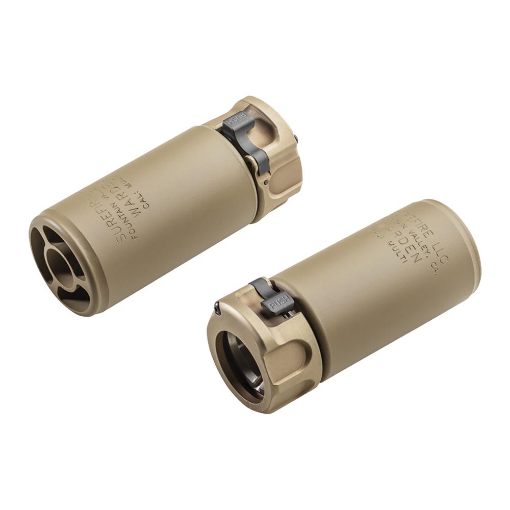 Surefire Warden Muzzle Device Fast-Attach Blast Regulator Black