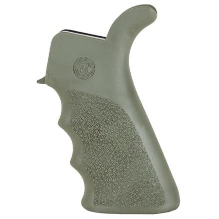 Hogue AR-15 Rubber Beavertail Grip - Red Lava