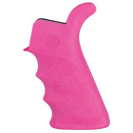 Hogue AR-15 Rubber Beavertail Grip - Red Lava