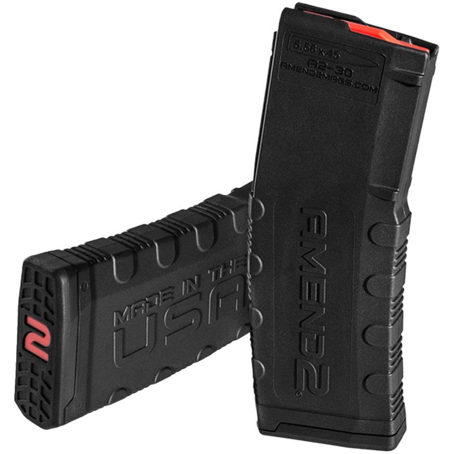 Amend2 AR-15 Polymer Rifle Magazine Black MOD-2 Model .223/5.56 30/rd