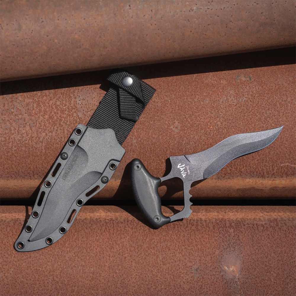 Cold Steel Demko Java Push Dagger 6" Kriss Dagger Blade Black