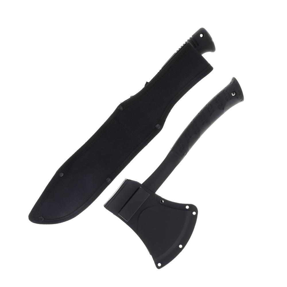 Schrade Machete Axe Combo 8-1/2" Machete Blade 3-2/5" Axe Blade Black