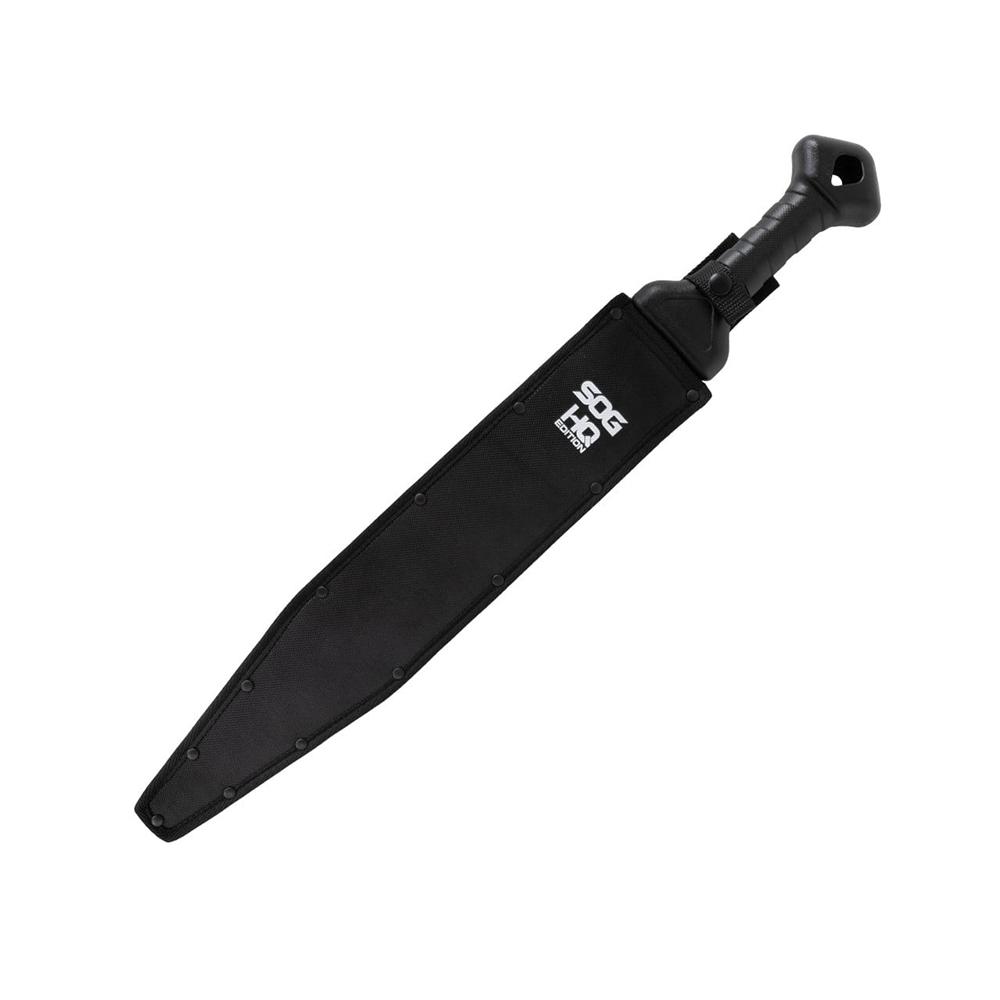 SOG Phantom Strike I Machete Fixed Knife 17-3/5" Spear Point Blade Black