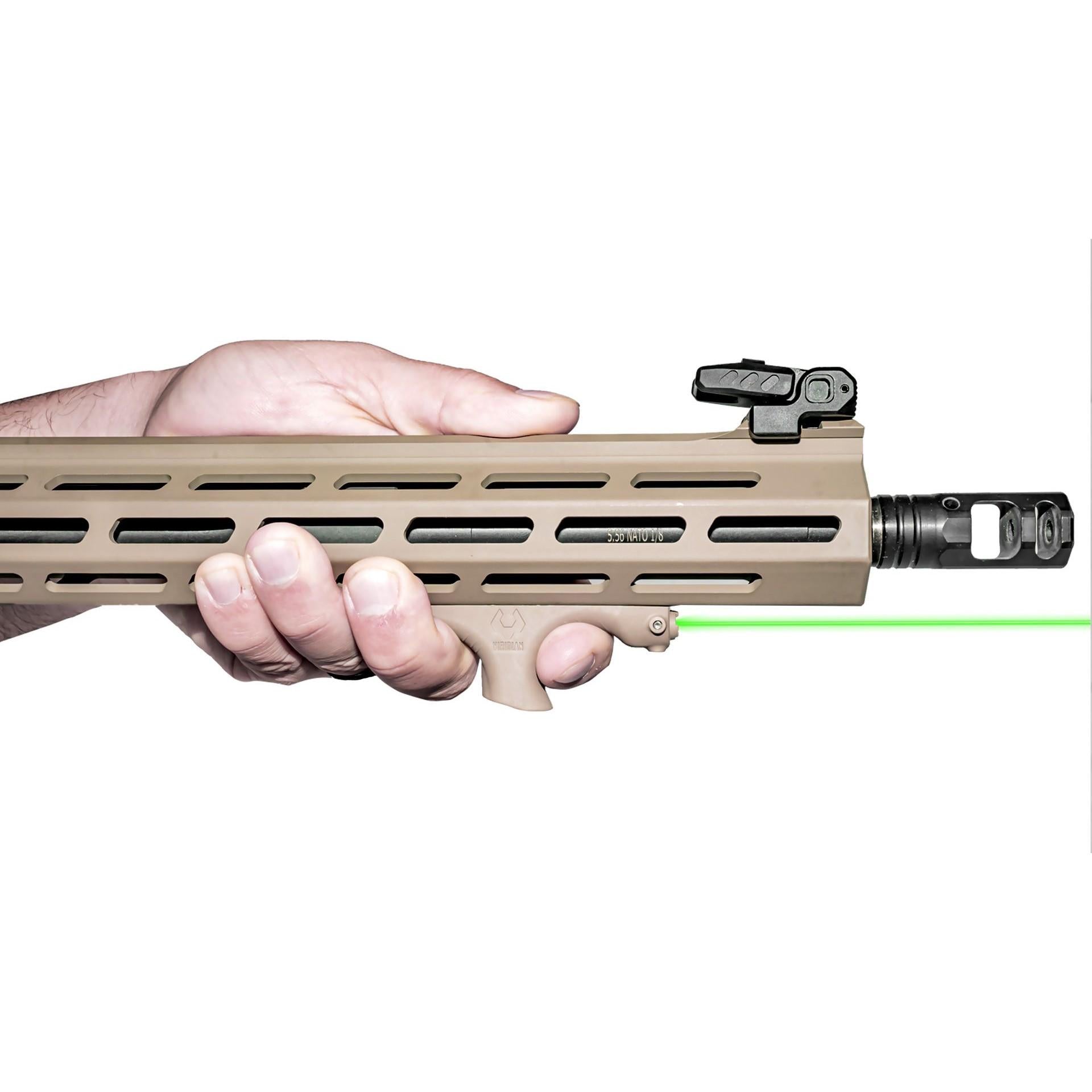 Viridian HS1 Handstop with Green Laser M-Lok Mounting