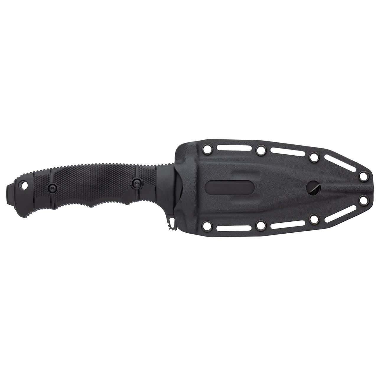 SOG SEAL FX Clip Point Knife 4.30" Blade Partially Serrated Black