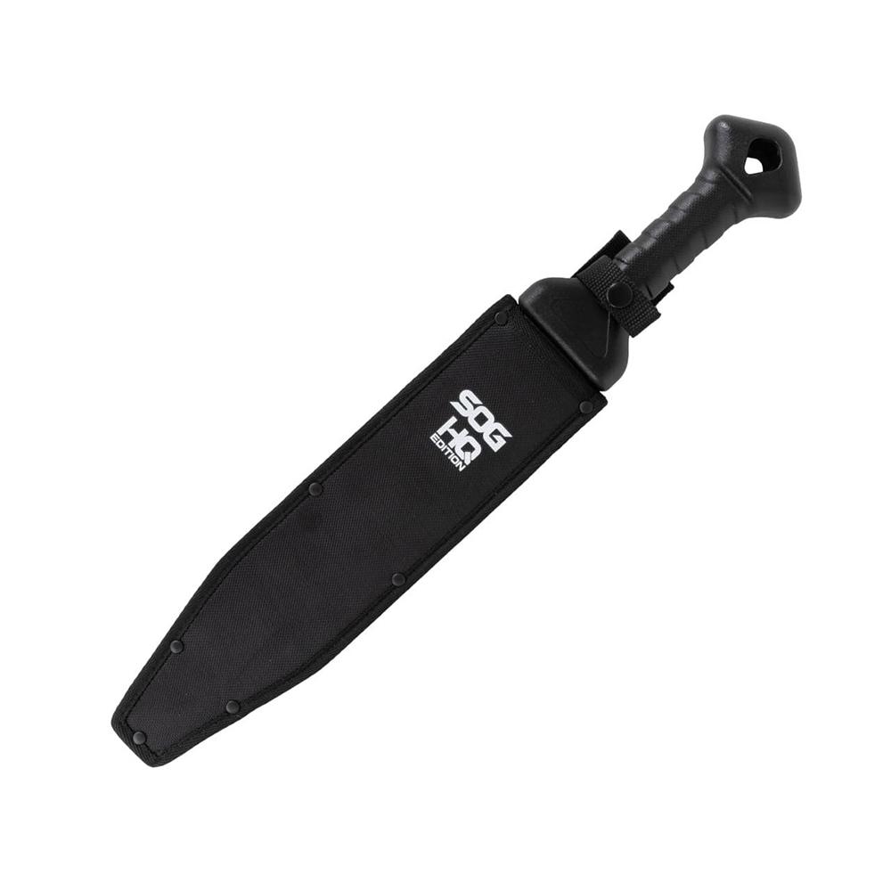 SOG Phantom Strike II Machete Fixed Knife 12-3/5" Spear Point Blade Black