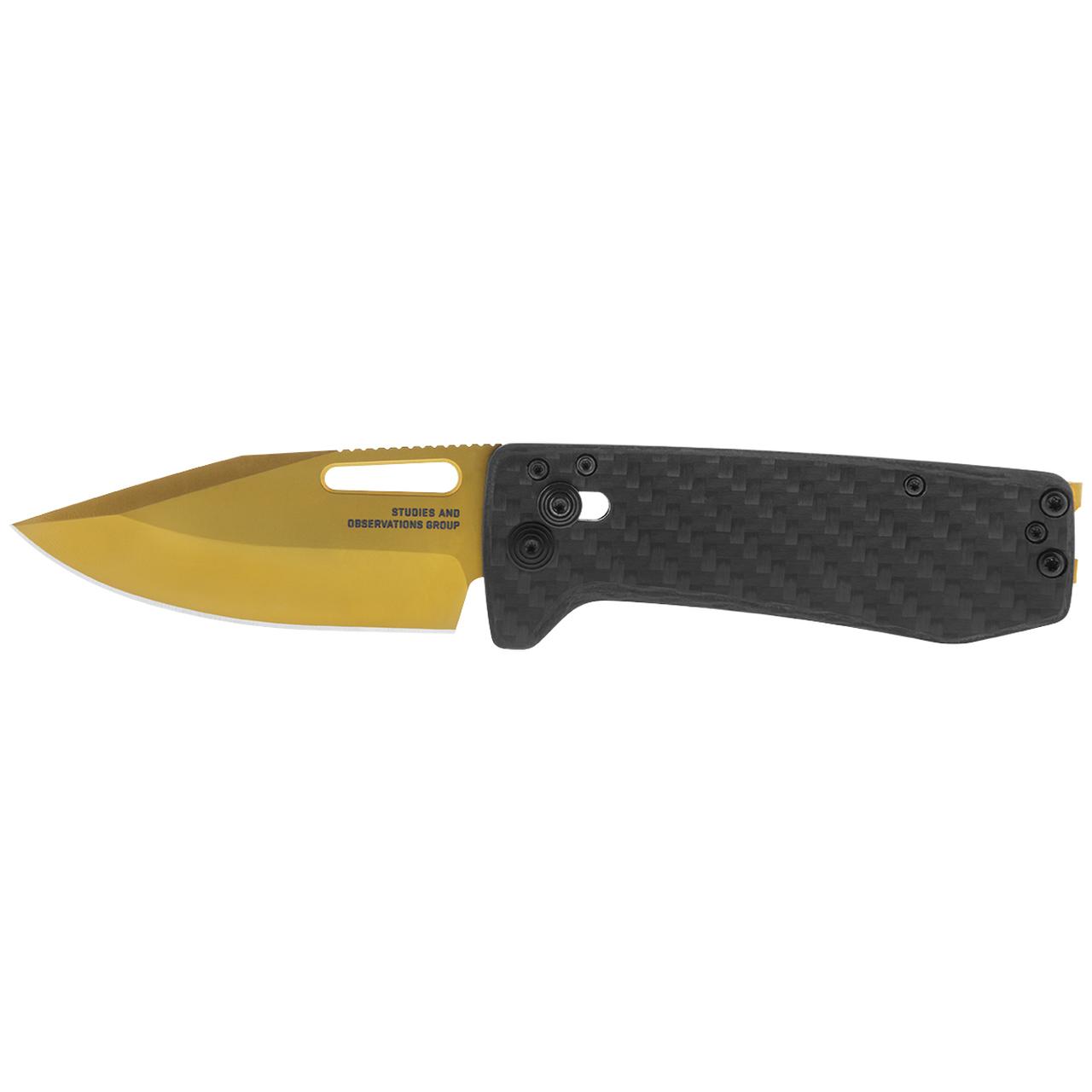 SOG Ultra XR Knife 2.8" Blade Black and Gold