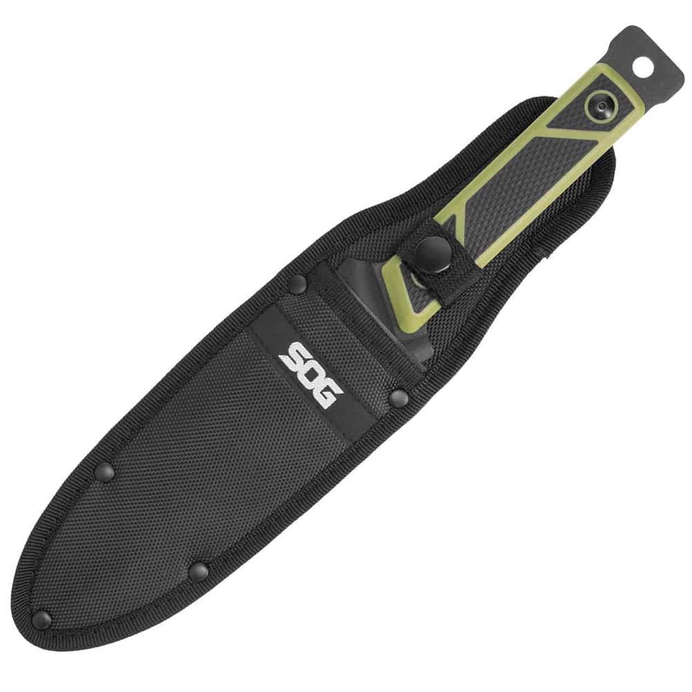 SOG Knives Rip Tide Fixed Knife 6-1/2" Spear Point Blade Black Green