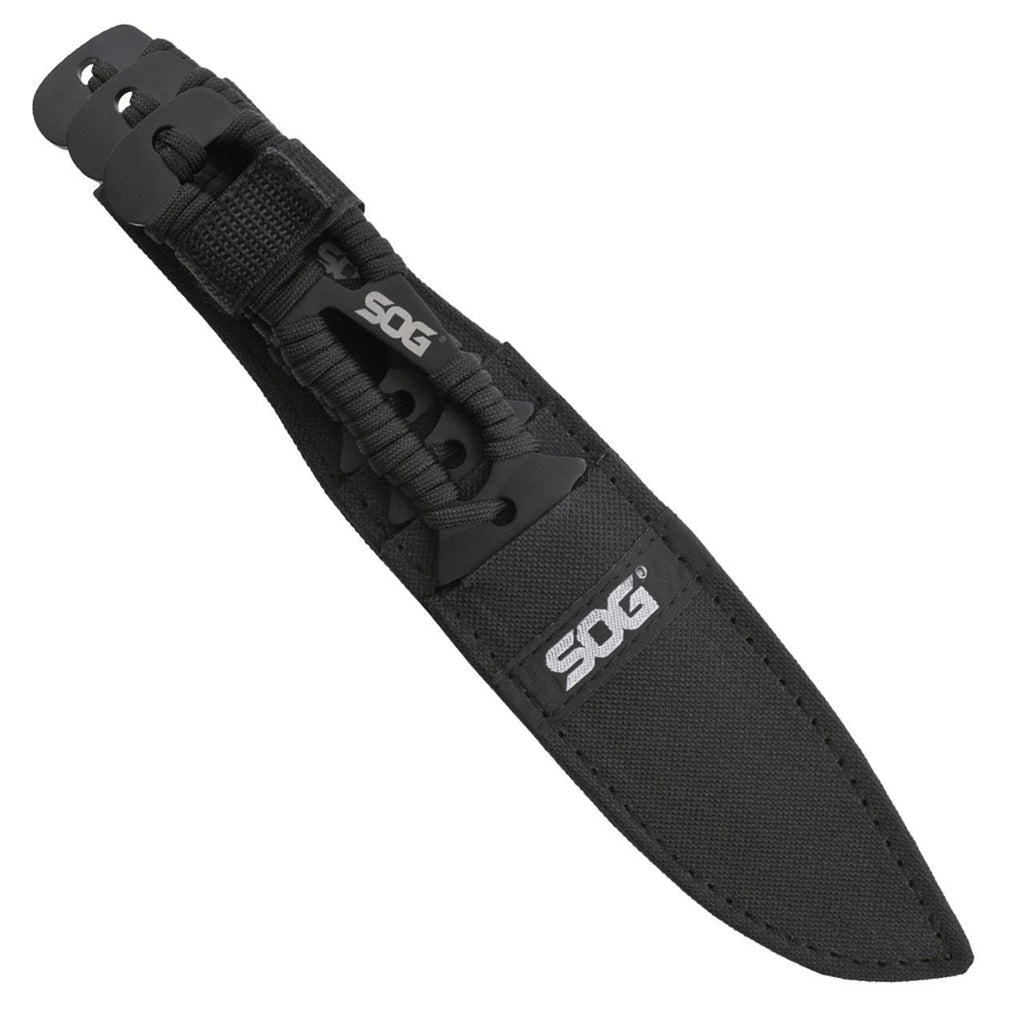 SOG Throwing Knives 4.4" Blade 3 Pack with Nylon Sheath