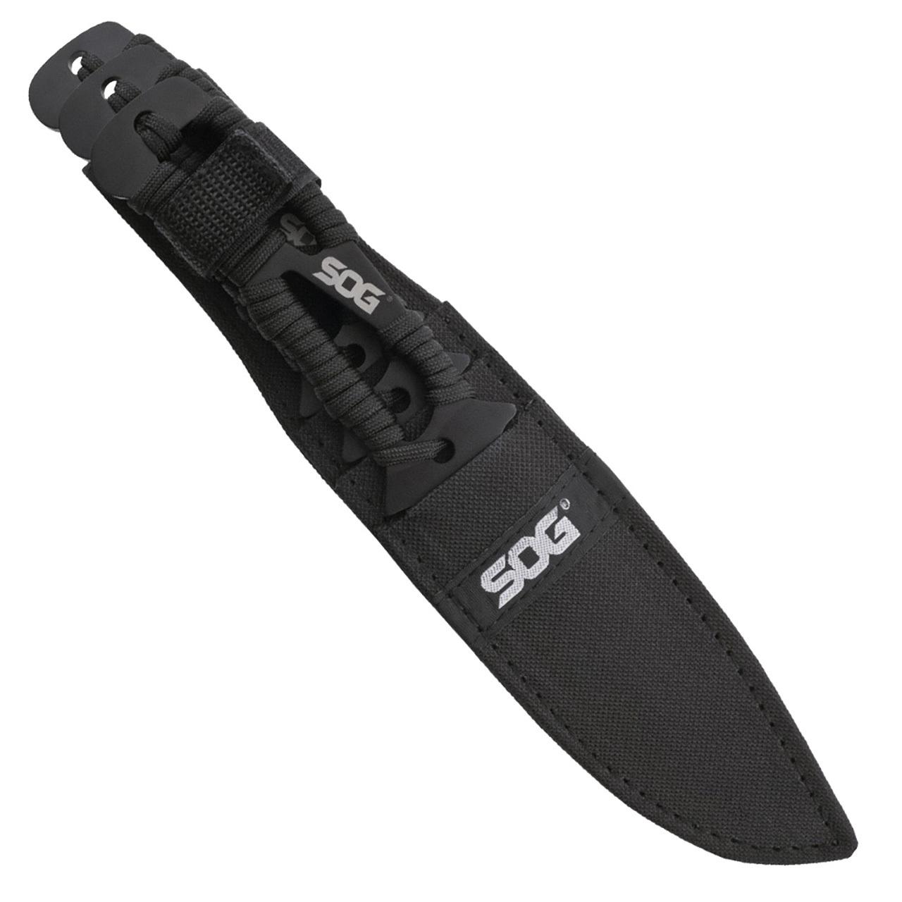 SOG Throwing Knives 4.4" Blade 3 Pack with Nylon Sheath
