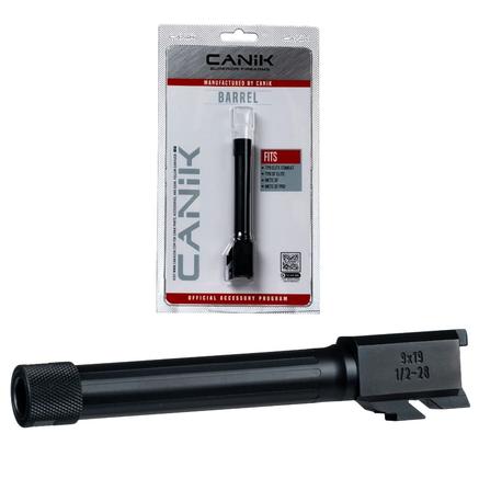Canik Steel Drop in Barrel for Select 9mm Canik Pistols Fluted Compact Black