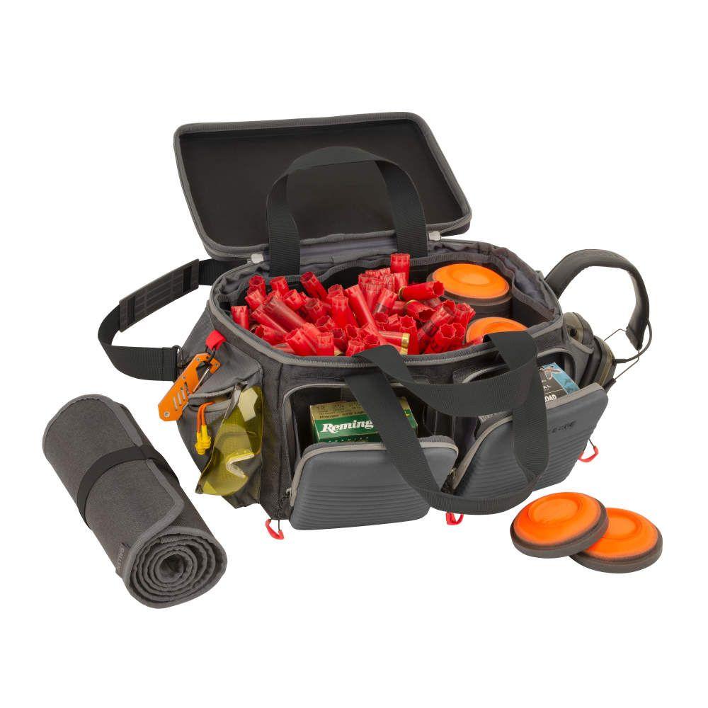 Allen Competitor Premium Molded Lockable Range Bag with Fold Up Gun Mat Grey