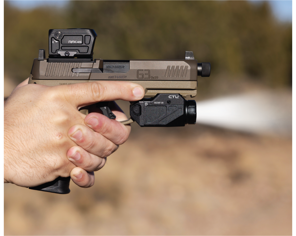 Viridian RFX45 Closed Emitter Green Dot Reflex Sight - ACRO Compatible INSTANT-On / Glock MOS Adapter