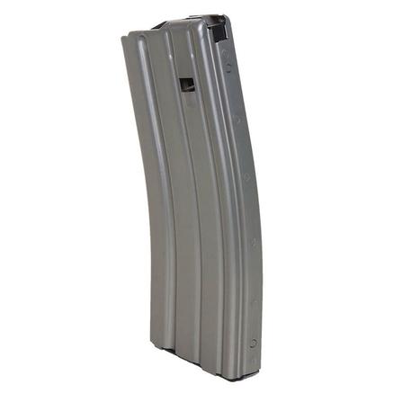 Duramag Aluminum AR-15 Rifle Magazine Grey with Black Follower 5.56/.223/300BLK 30/rd