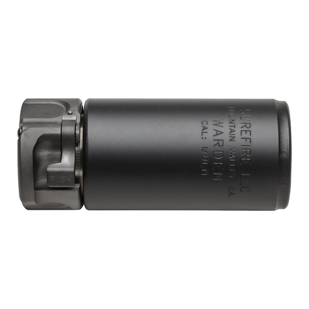 Surefire Warden Muzzle Device Fast-Attach Blast Regulator Black