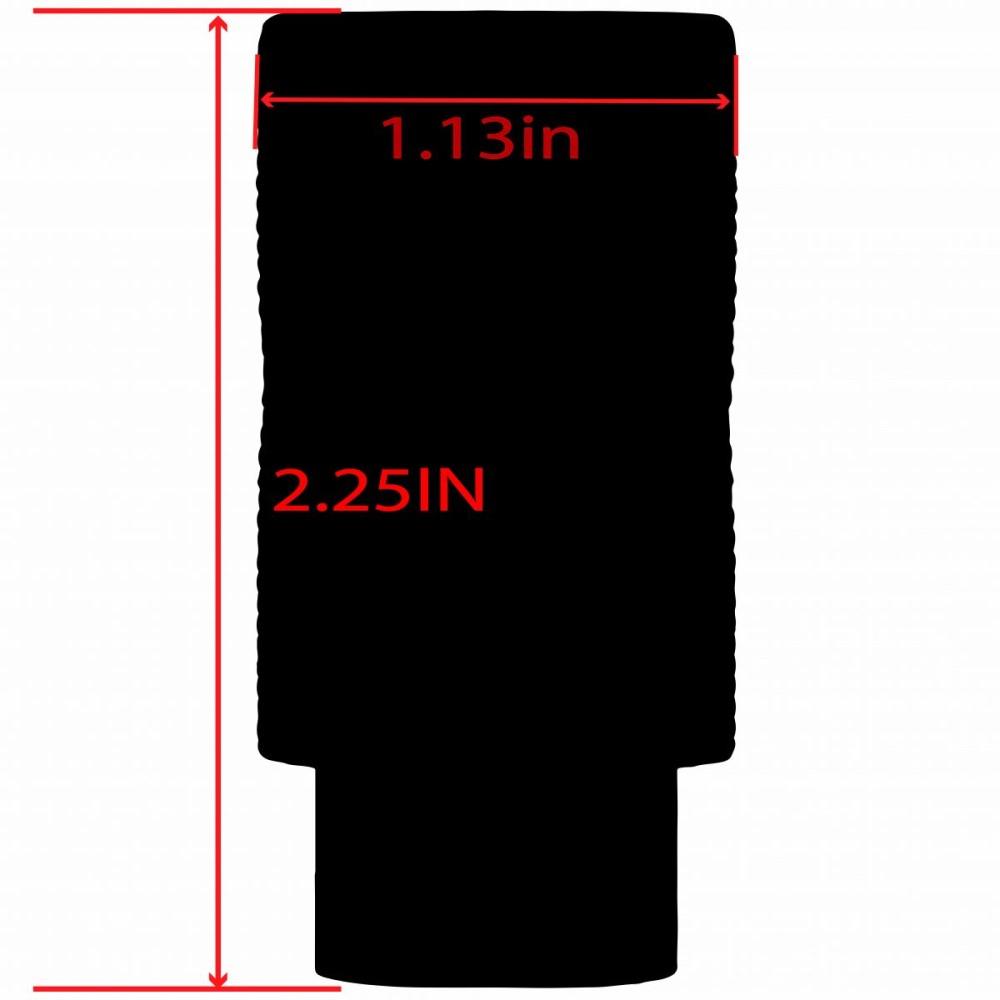 TacFire Knurled Linear Compensator Sound & Concussion Forwarder .223/5.56 1/2x28 Black
