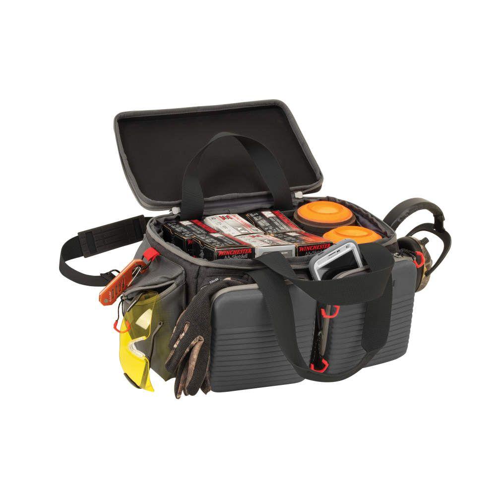 Allen Competitor Premium Molded Lockable Range Bag with Fold Up Gun Mat Grey