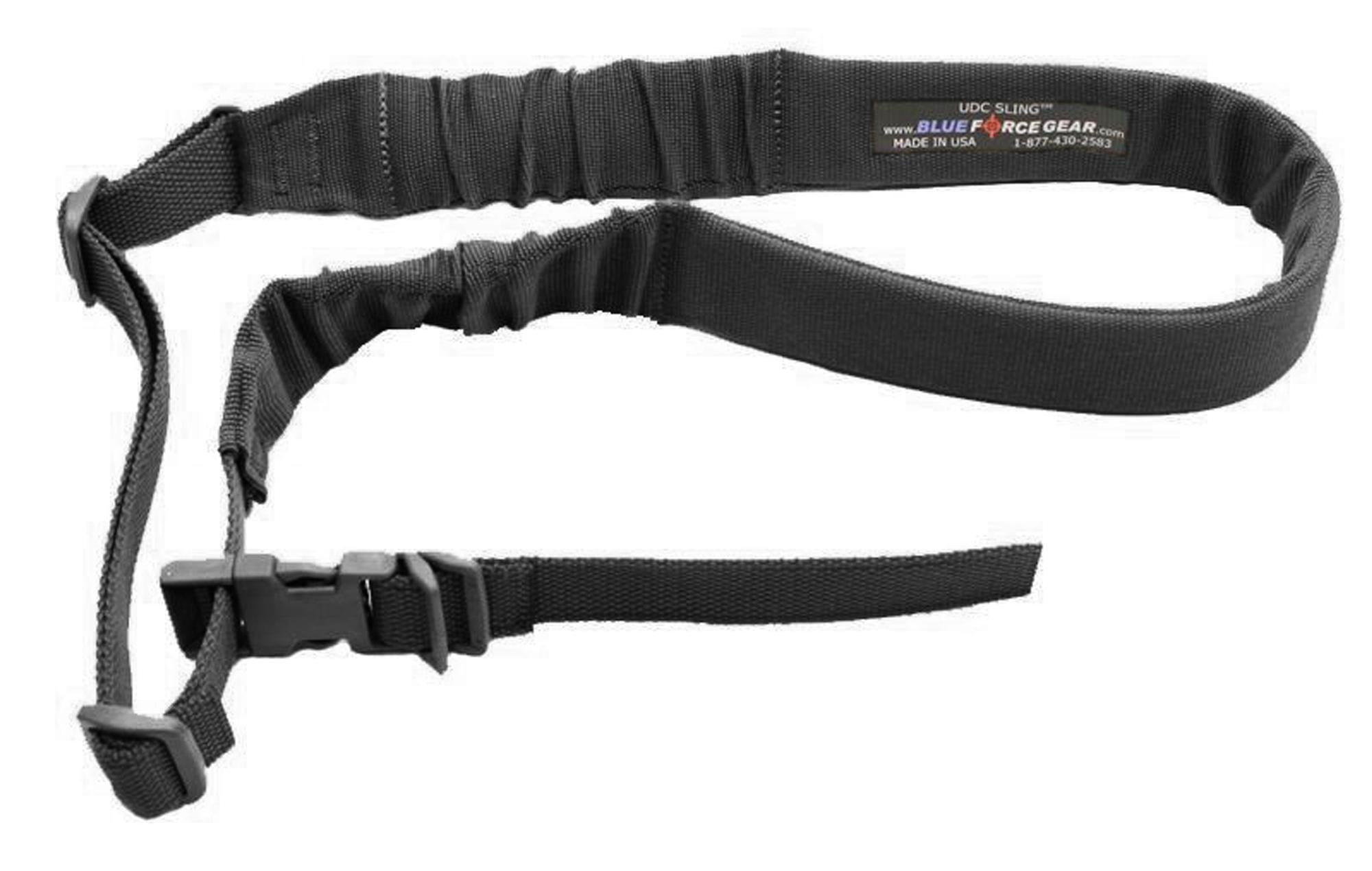 Blue Force Gear 1-Point Padded Bungee Sling with Push Button Adapter, Black
