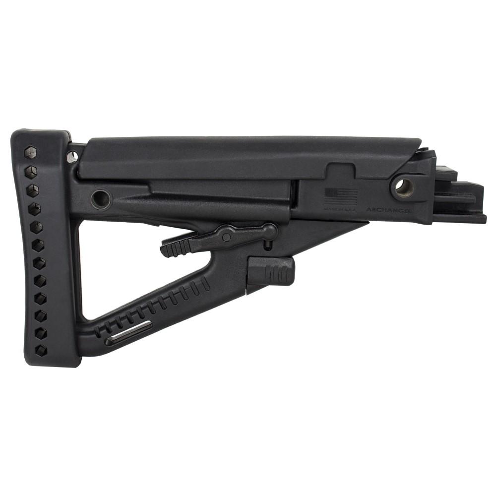 ProMag Archangel Opfor AK Series 4 Position Adjustable Butt Stock with Recoil Pad Black
