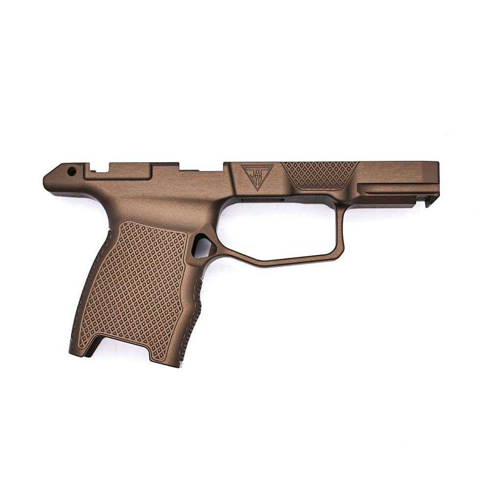 Juggernaut JT P365 Handgun Grip Module without Manual Safety, includes 2 Base Plates, and Talon IWB Slimline Holster