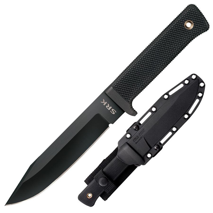 Cold Steel SRK Search Rescue Fixed Blade Tactical Knife - 6" Blade Black