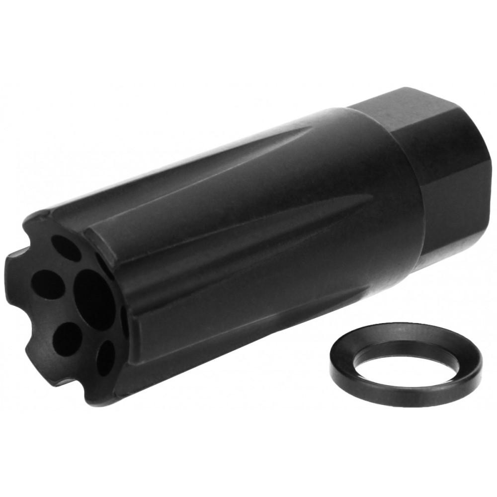 TacFire Linear Compensator Sound & Concussion Forwarder .223/5.56 1/2x28 Black