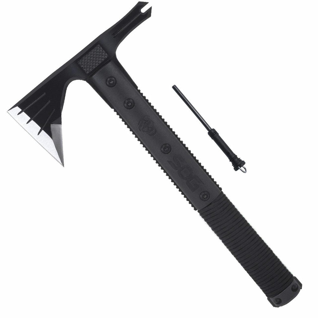 SOG Survival Hawk Ax 12.1" Handle Black