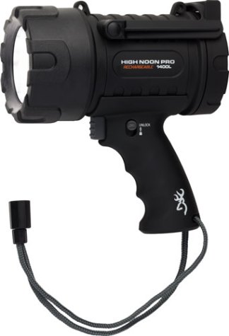 BROWNING HIGH NOON LED SPOTLT - 100-1400 LUMENS RECHARGEABLE