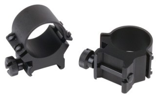 WEAVER RINGS DETACHABLE TOP - MOUNT SURE-GRIP 1" HIGH BLACK