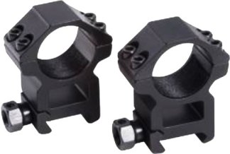 TRADITIONS RINGS TACTICAL 1" - 4 SCREW EXTRA HIGH MATTE BLACK
