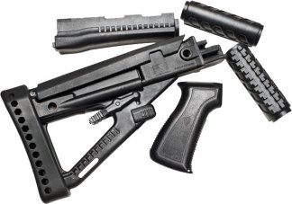 PRO MAG ARCHANGEL AK-47/AKM - STOCK SET BLACK POLYMER