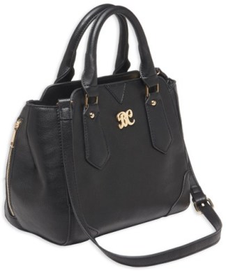 BULLDOG CONCEALED CARRY PURSE - SATCHEL BLACK W/BLACK TRIM
