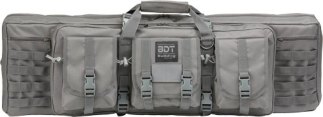 BULLDOG 43" SINGLE TACTICAL CS - 3 LARGE ACCESSORY POCKETS GREY