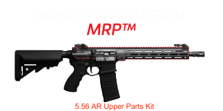 LMT® 5.56 NATO 16″ PISTON BARREL CHROME LINED COMPLETE UPPER AR PARTS KIT FDE