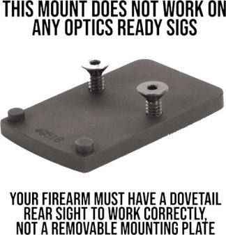 EGW SCOPE MOUNT TRIJICON RMR - FOR SIG P220-229 & 320 BLACK