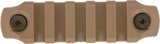 BCM RAIL SECTION--NYLON KEYMOD - 3" RAIL FDE