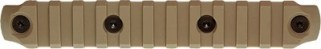 BCM RAIL SECTION--NYLON KEYMOD - 5.5" RAIL FDE