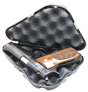MTM PISTOL STORAGE CASE SMALL - LOCKABLE BLACK