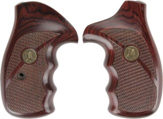 PACHMAYR LAMINATED WOOD GRIPS - S&W K&L-FRAME RND BUTT ROSEWD