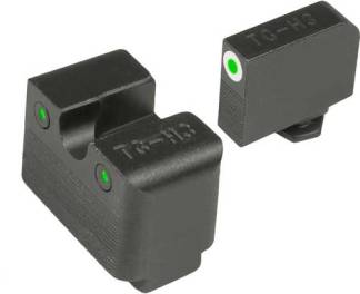 TRUGLO SIGHT SET FOR GLOCK HI - MOS TRITIUM PRO WHTE W/U-NOTCH