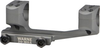 WARNE X-SKEL MOUNT 1" 20MOA - PICATINNY TACTICAL GRAY