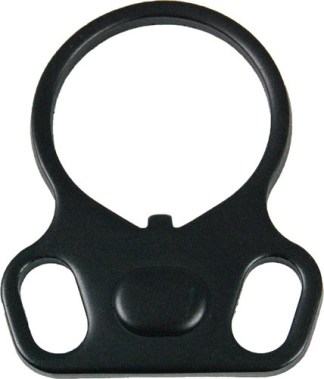 GUNTEC AR15 SINGLE POINT SLING - ADAPTER AMBI BLACK