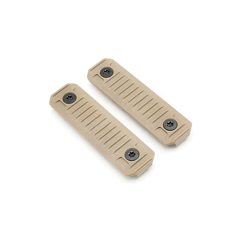 M-LOK CABLE MANAGEMENT COVERS - FDE, LONG, 2/PC
