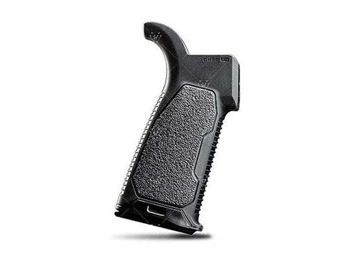 AR OVERMOLDED ENHANCED PISTOL GRIP - BLACK, 15 DEGREES