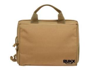ATI Double Pistol Case Tan Rukx Gear