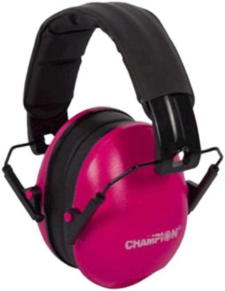 Champion Traps and Targets Pink Slim Passive Hearing Protection Ear Muffs