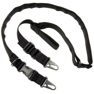 TacShield Warrior 2n1 Sling with HK Snap Hook 1.25" Black