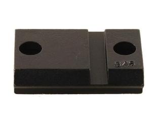 Weaver Grand Slam Steel Top Mount Scope Base - Matte Black - #S46 - Anschutz 1568 FRONT #S46